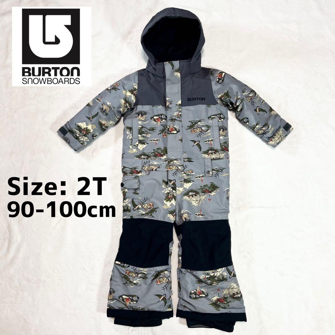 BURTON 子ども用スノーボードウェア アニマル迷彩　2T　90〜100cm