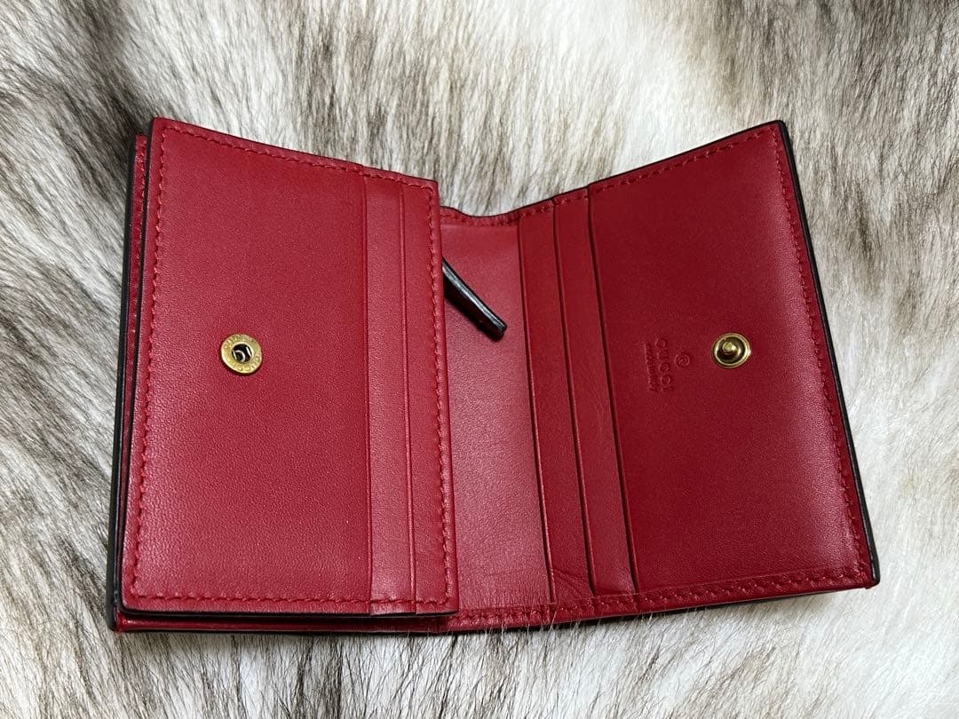 GUCCI チェリー二つ折り財布