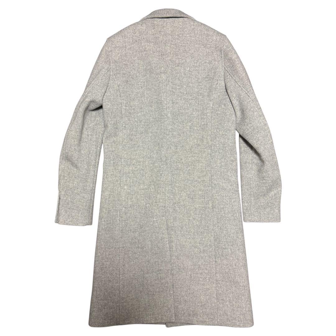 wjk fine wool chester チェスターコート グレー メンズ S
