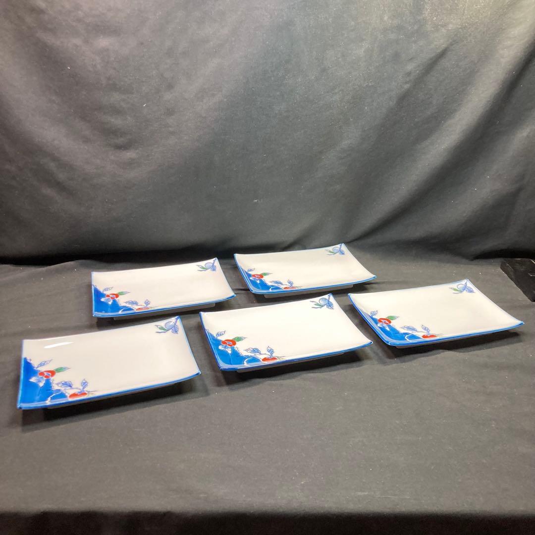 【未使用】色鍋島 稚山 食器セット 7種