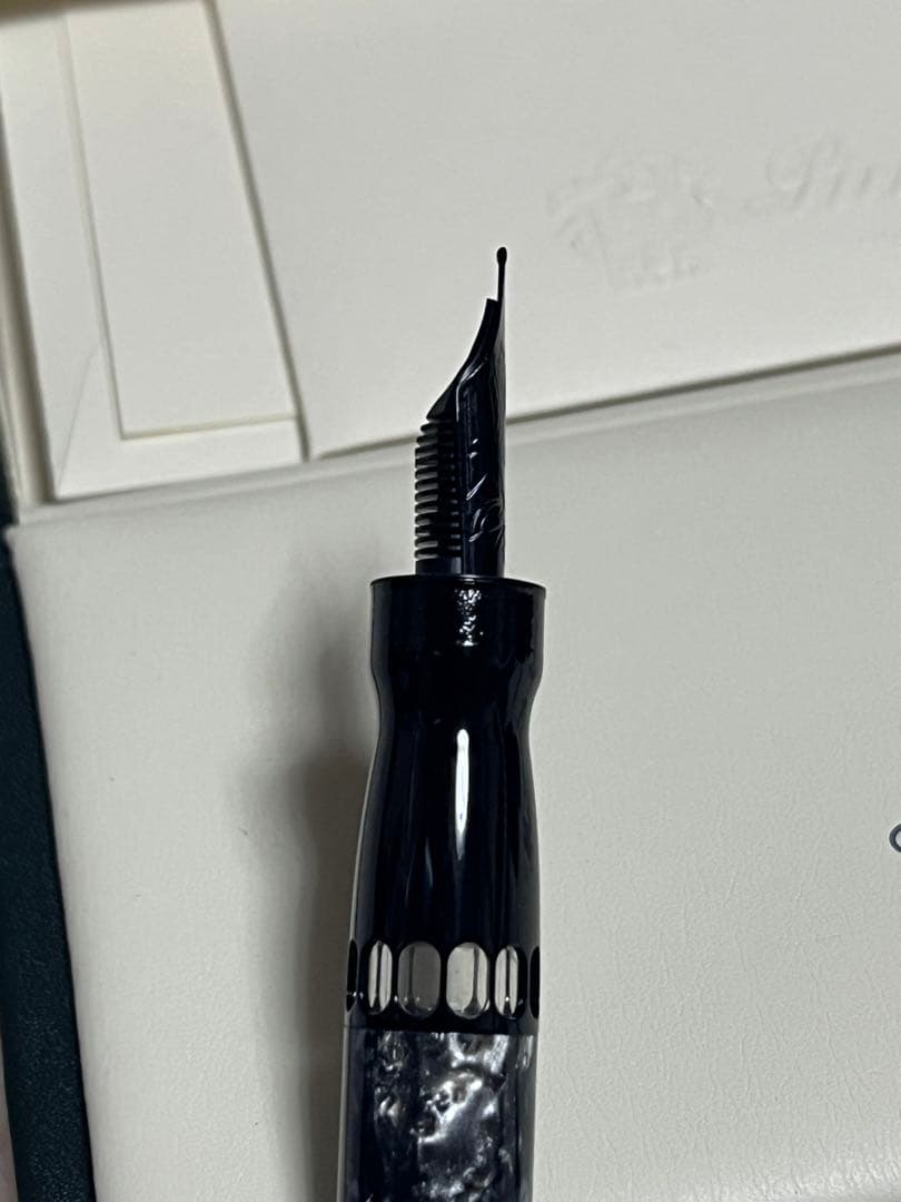 新品未使用 ピナイダー ラ グランデ ベレッツァ ロック 万年筆 グレー EF