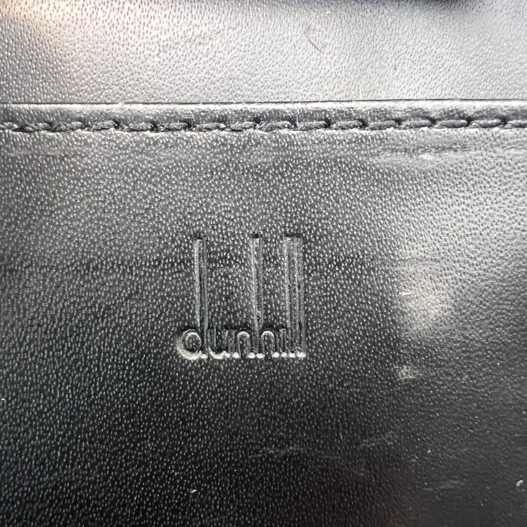 極美品✨ ダンヒル レザー ラウンドファスナー オーガナイザー 財布 ブラック