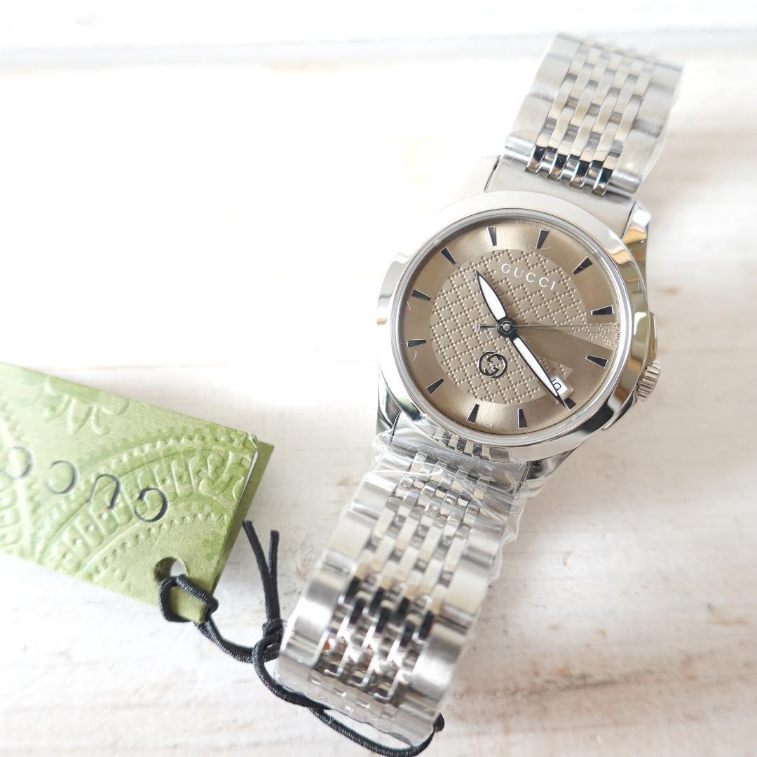 訳アリ GUCCI グッチ レディース ブラウン 腕時計 クオーツ