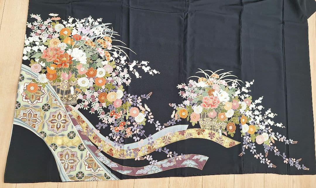 着物リメイクワンピース3695