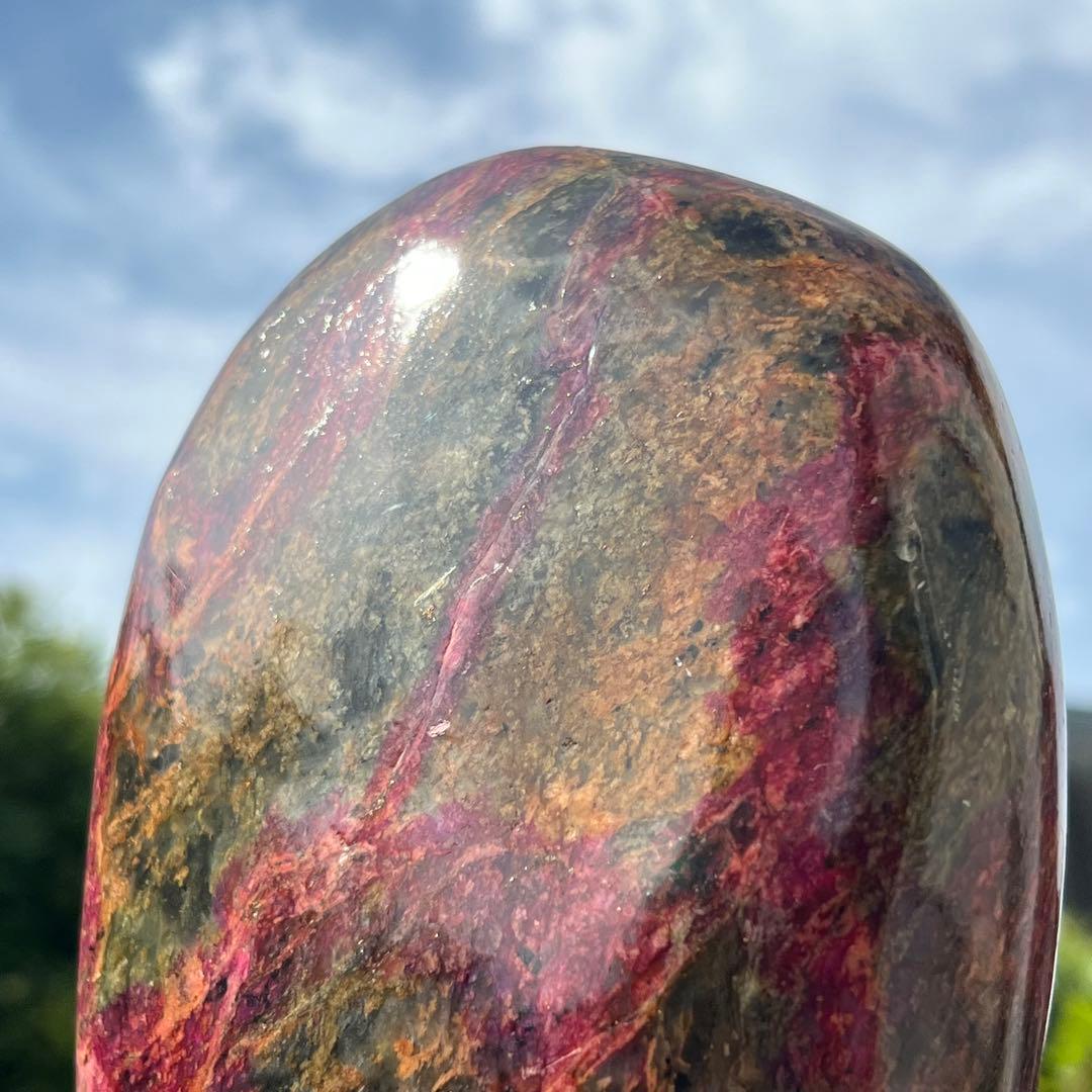 ✳️☆彩り鮮やか☆美しい発色☆七彩石 台湾七彩石 原石 色彩石