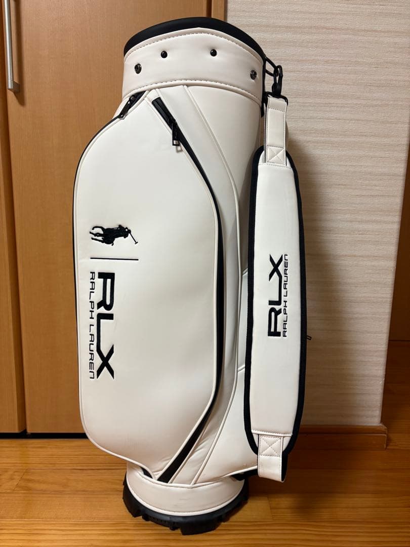 RLX Premium series キャディバッグ ホワイト　フード付き