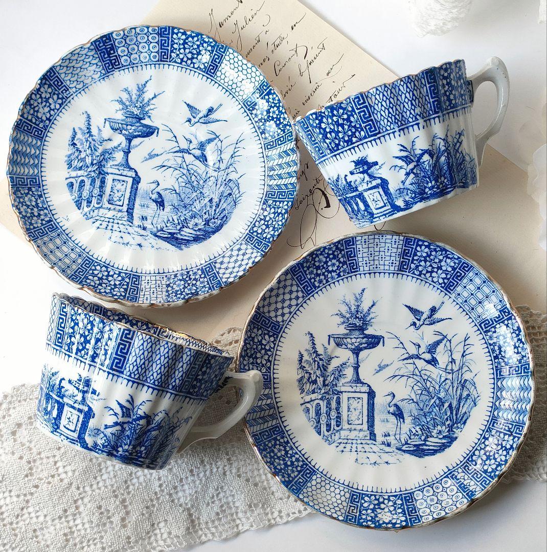 美品　Luneville　DENTELLE　c&s　フランスアンティーク