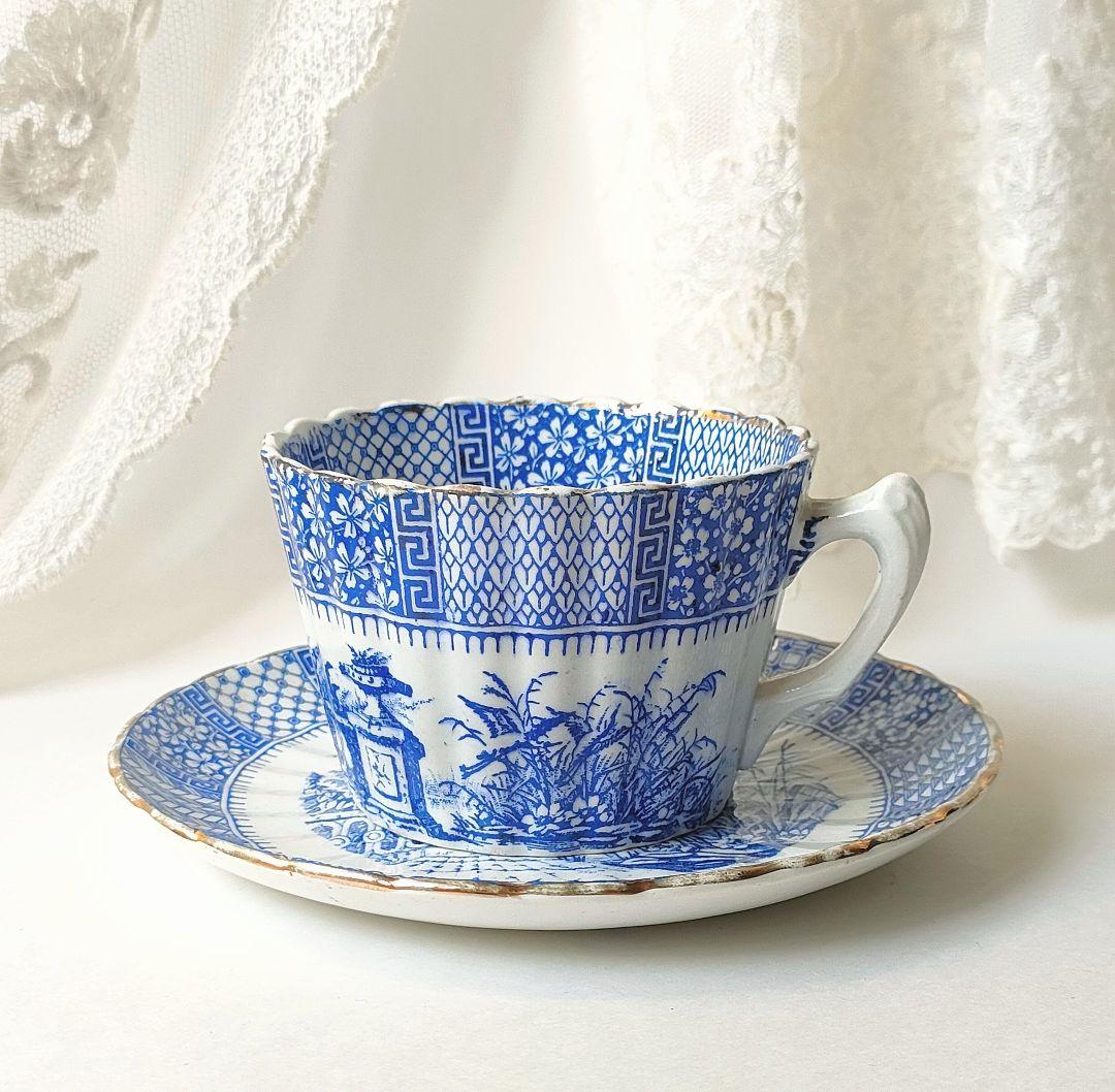 美品　Luneville　DENTELLE　c&s　フランスアンティーク