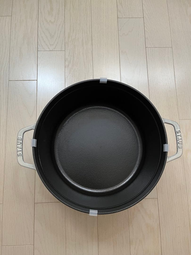 STAUB ストウブ 両手鍋 カンパーニュ白　COCOTTE ココット 26cm