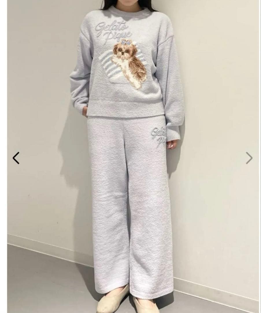 【ONLINE限定】シーズージャガードプルオーバー＆ベビモコロングパンツセット