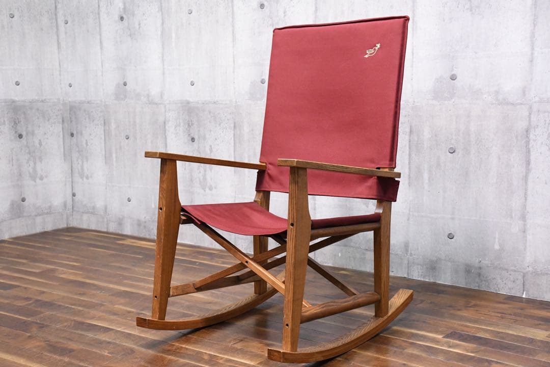 DLC65 樽夢工房 フォールディング ロッキングチェア ウイスキー樽フレーム