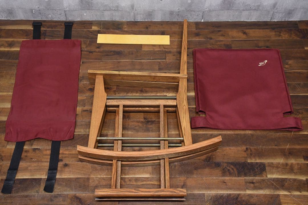 DLC65 樽夢工房 フォールディング ロッキングチェア ウイスキー樽フレーム