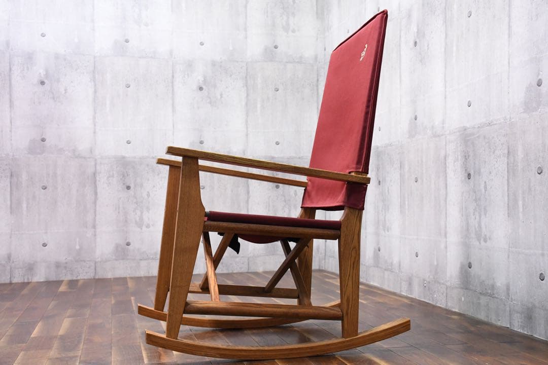 DLC65 樽夢工房 フォールディング ロッキングチェア ウイスキー樽フレーム