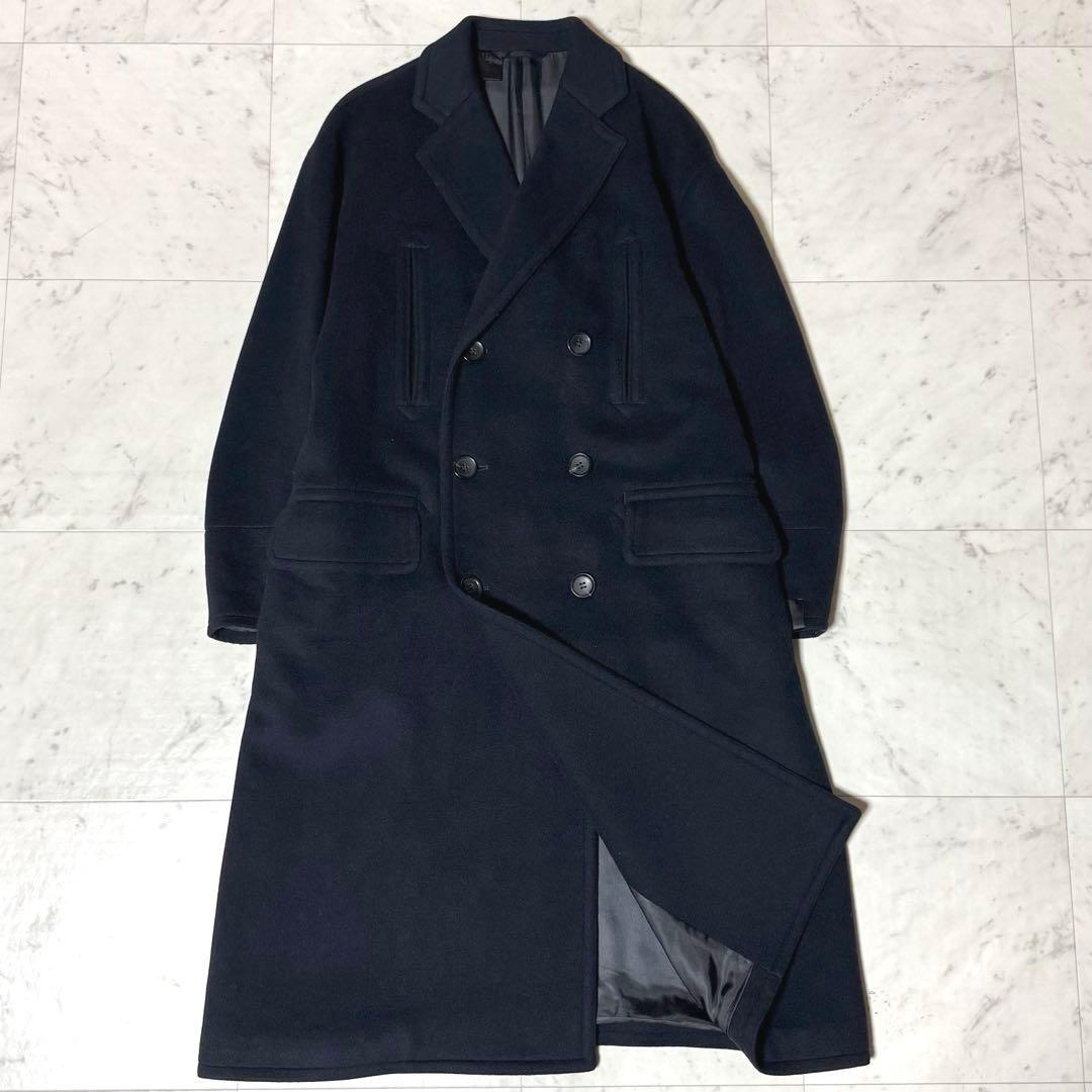 【着丈117㎝】 N.HOOLYWOOD ダブルチェスターコート ウール 36