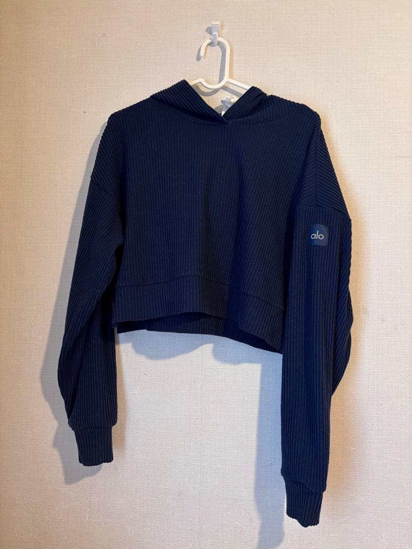 alo yoga muse hoodie xs アロ ミューズ フーディー