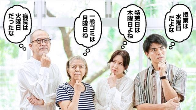 【新品・未使用】１周で168時間。曜日と１週間の時間経過がひと目でわかる掛時計