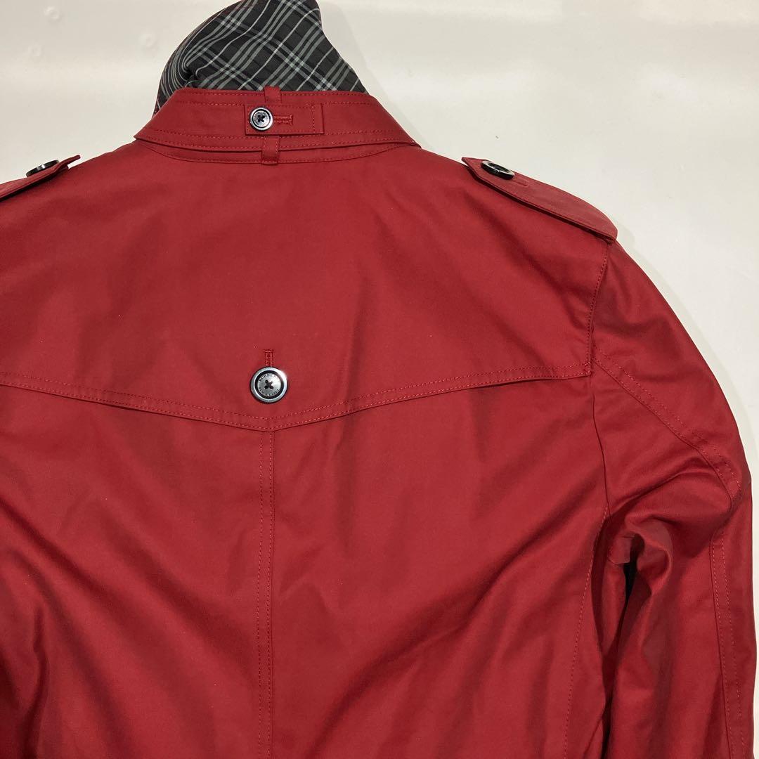 【希少色】バーバリーブラックレーベル　ライナー付 トレンチコート　ノバチェ　2w