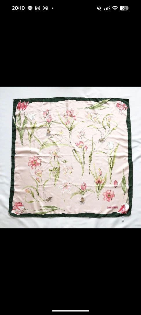 Tiffany & Co. シルクスカーフ　花柄　新品未使用