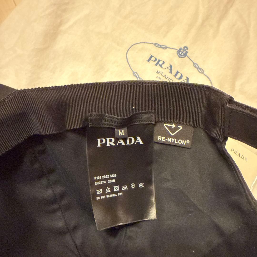 たまぴかプラダ　キャップ　Mサイズ　PRADA 美品