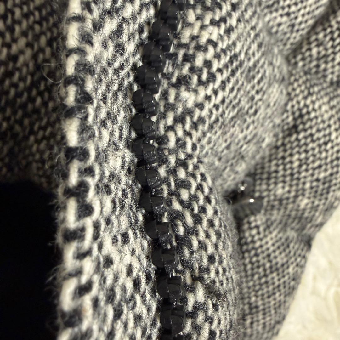 【美品】モンクレール ASTERE 2way ダウンジャケット ツイード 00