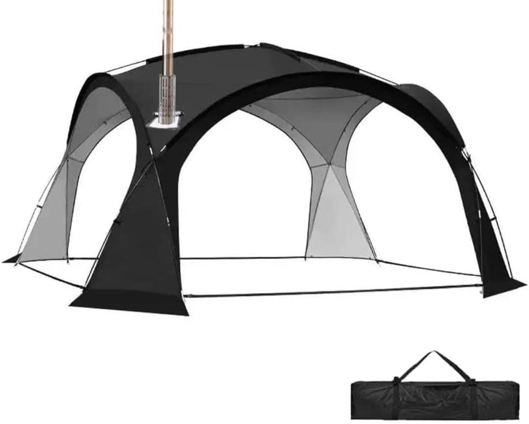 ドーム型パーティシェード タープ シェード ブラック