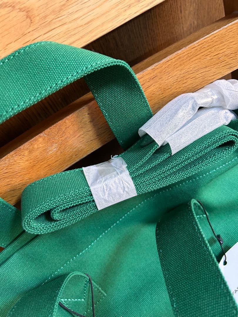 新品タグ付◼️メゾンキツネMaison Kitsuneトートバッグ　グリーン