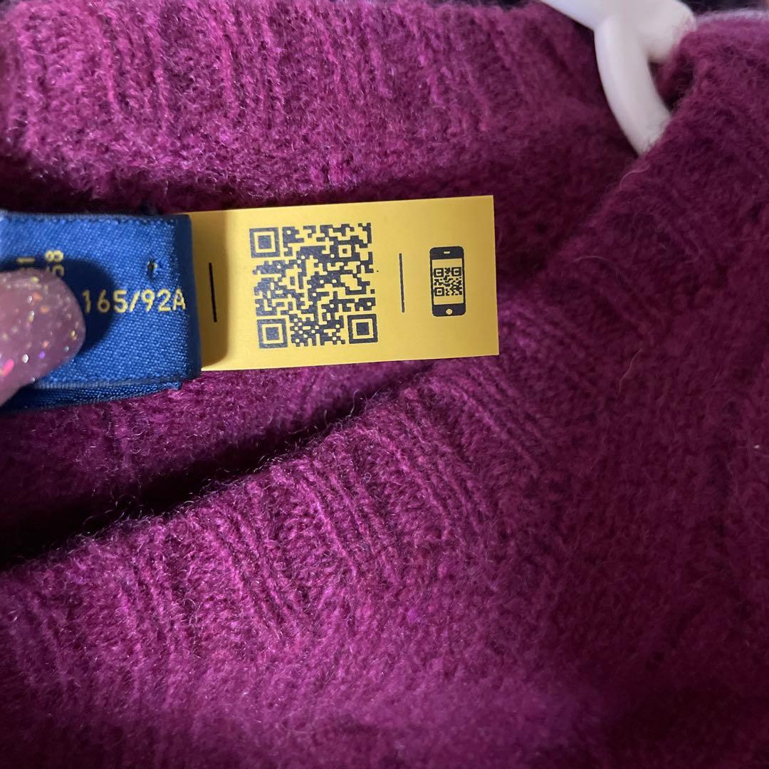 Ralph Lauren カシミアケーブルニットセーター M