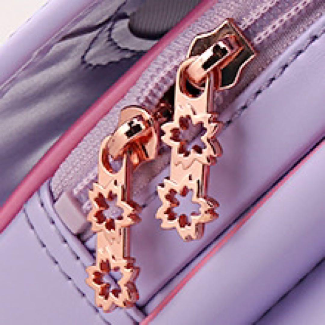 桜の柄❤️ ランドセル 新品 女の子 ラベンダー ピンク 桜 反射剤 紫　軽量