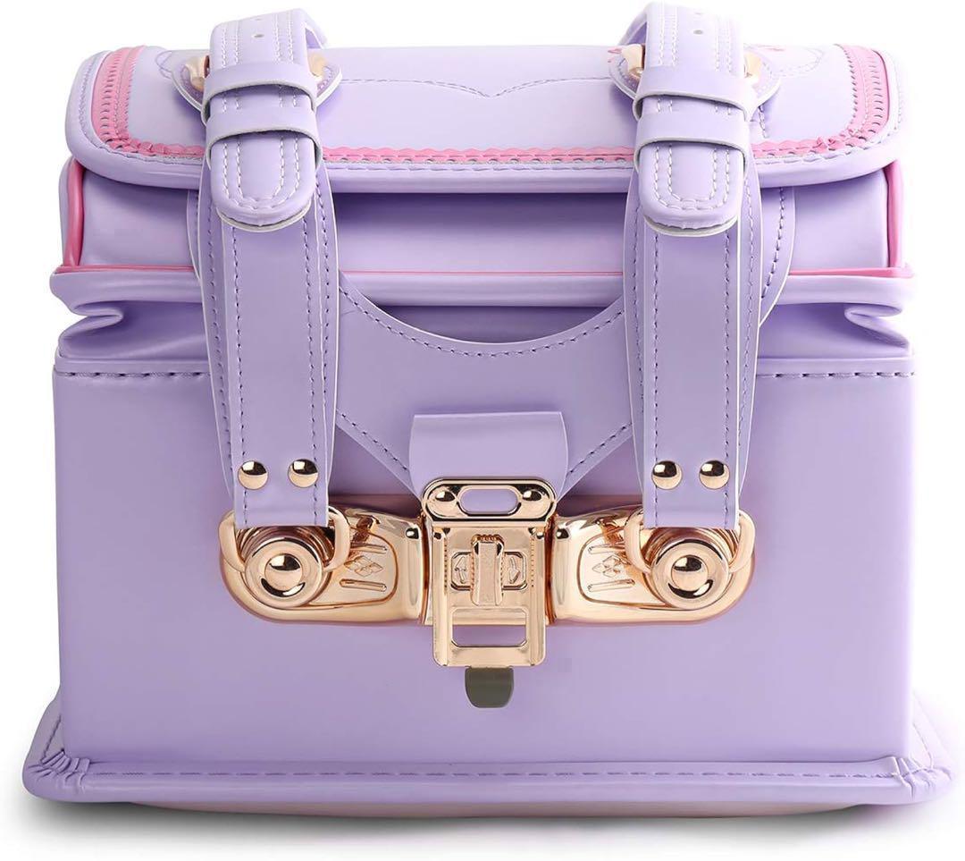 桜の柄❤️ ランドセル 新品 女の子 ラベンダー ピンク 桜 反射剤 紫　軽量