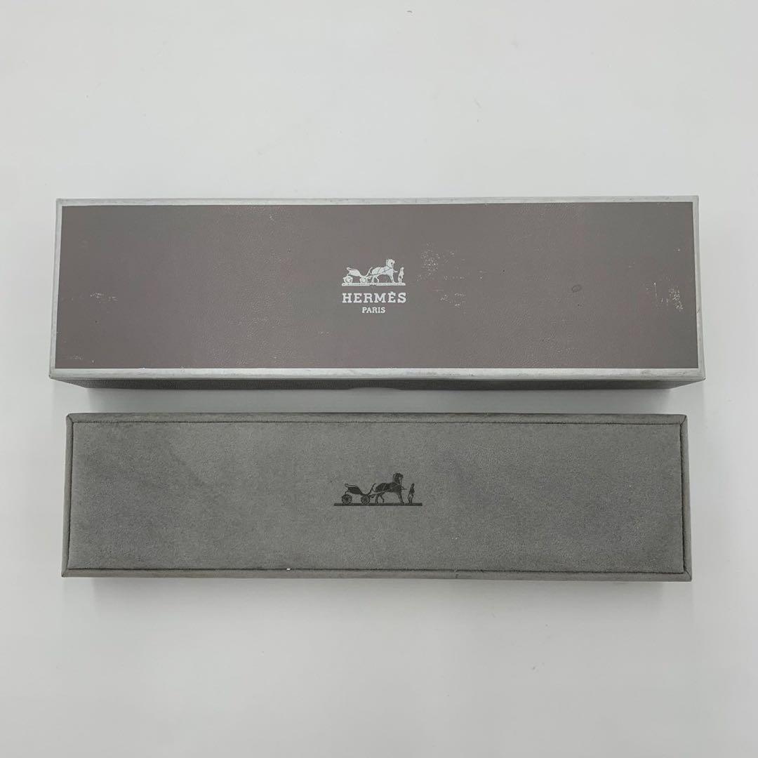 美品 エルメス クリッパー コンビ 白文字盤 デイト 腕時計 ラウンドフェイス