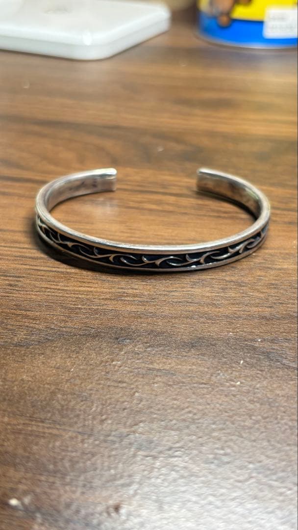 AQUA SILVER シルバー925 波　トライバル　バイカー SV925