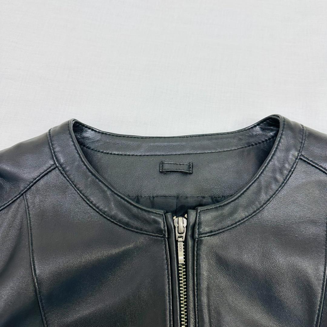 【極美品】ソークロース レザージャケット ファー付ダウンベストセット S 黒