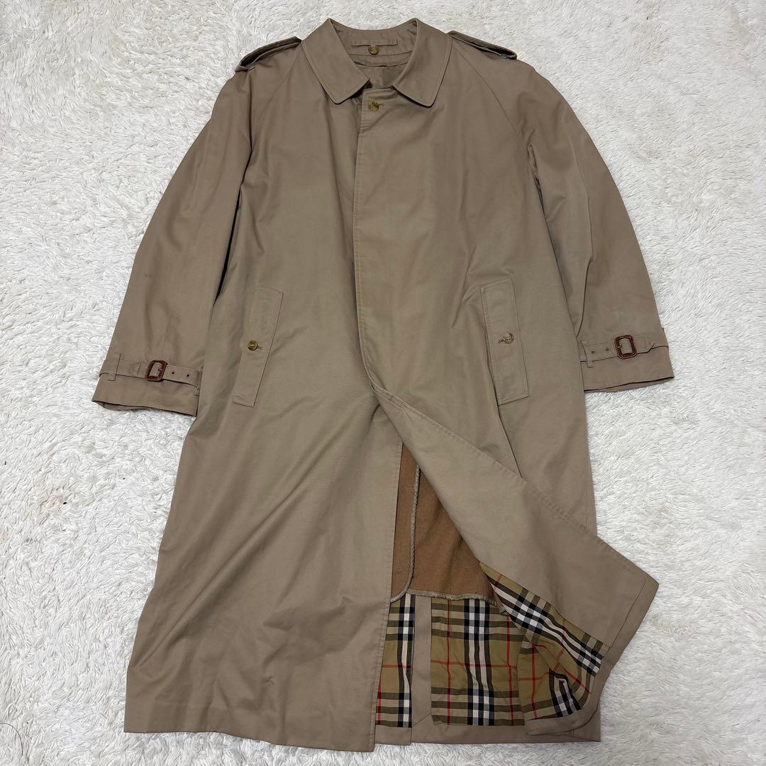 DiiiMバーバリーズ　膝下ステンカラー2XL ベージュ　ノバチェック