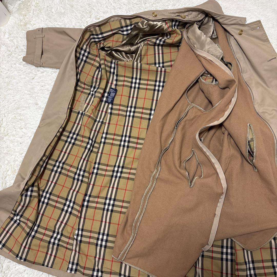 DiiiMバーバリーズ　膝下ステンカラー2XL ベージュ　ノバチェック