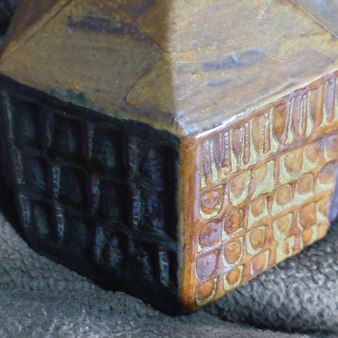 グスタフスベリ★バーティル・ヴァリーン六角形の家★北欧陶器オブジェ送料無料