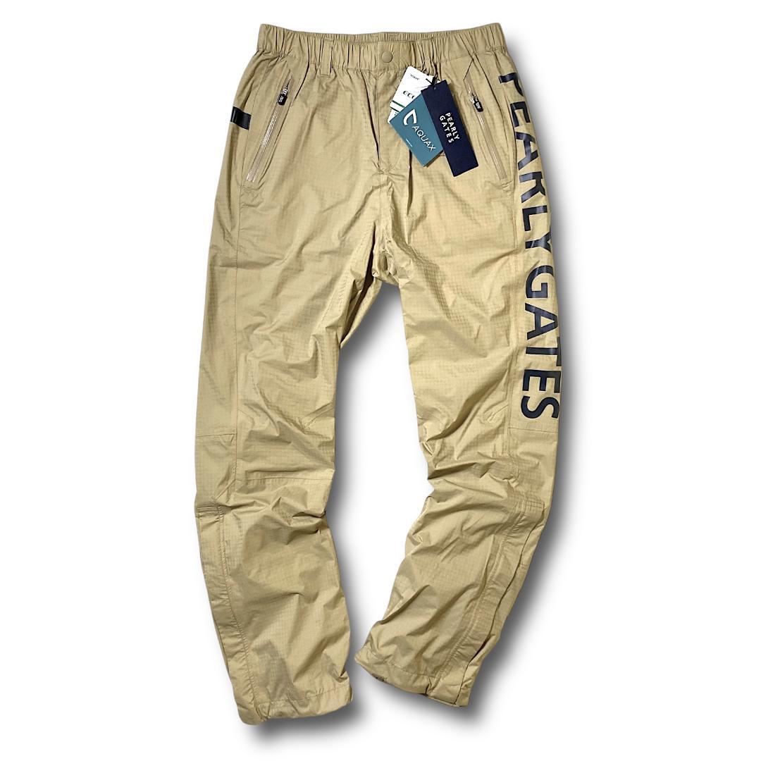 0 パーリーゲイツ AQUAX 撥水 防水 ビッグロゴ レインパンツ 040