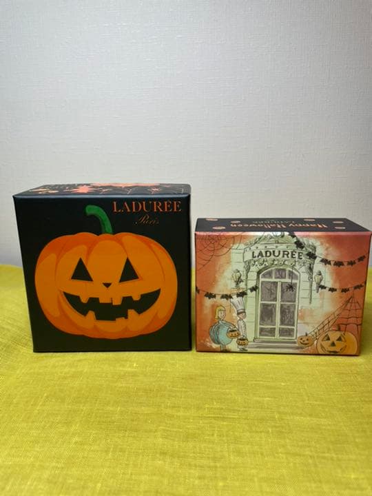 ラデュレ　マカロン空箱2個　ハロウィン限定パッケージ