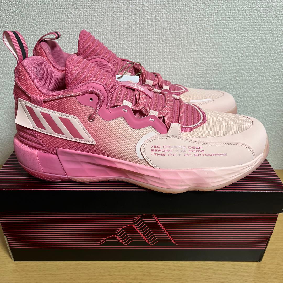 新品 ADIDAS DAME 7 EXTPLY PINK 33cm