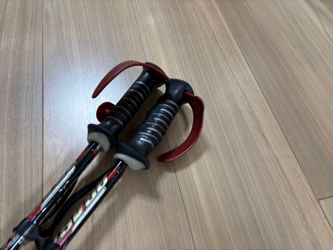 ★お洒落　オガサカ　スキーポール ストック 収縮ポール　調整可能　デモ　技術選