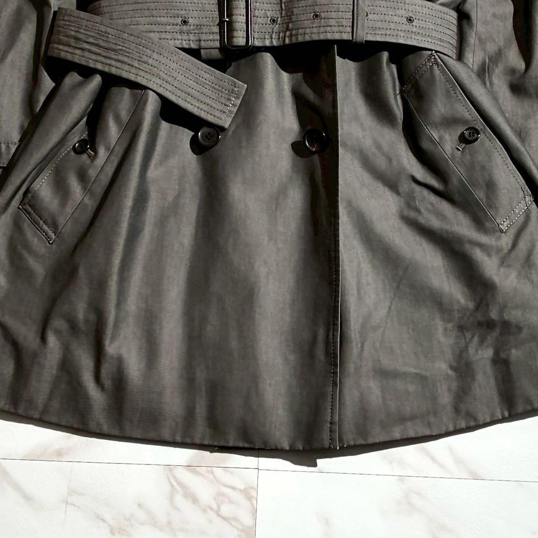 バーバリーロンドン トレンチコート ノバチェック ライナー Aライン グレー