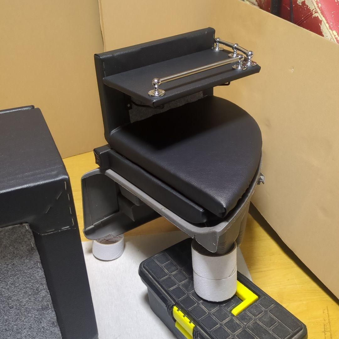 【ヤマ】コンソールBOX棚2点セット【ブラックレザー】