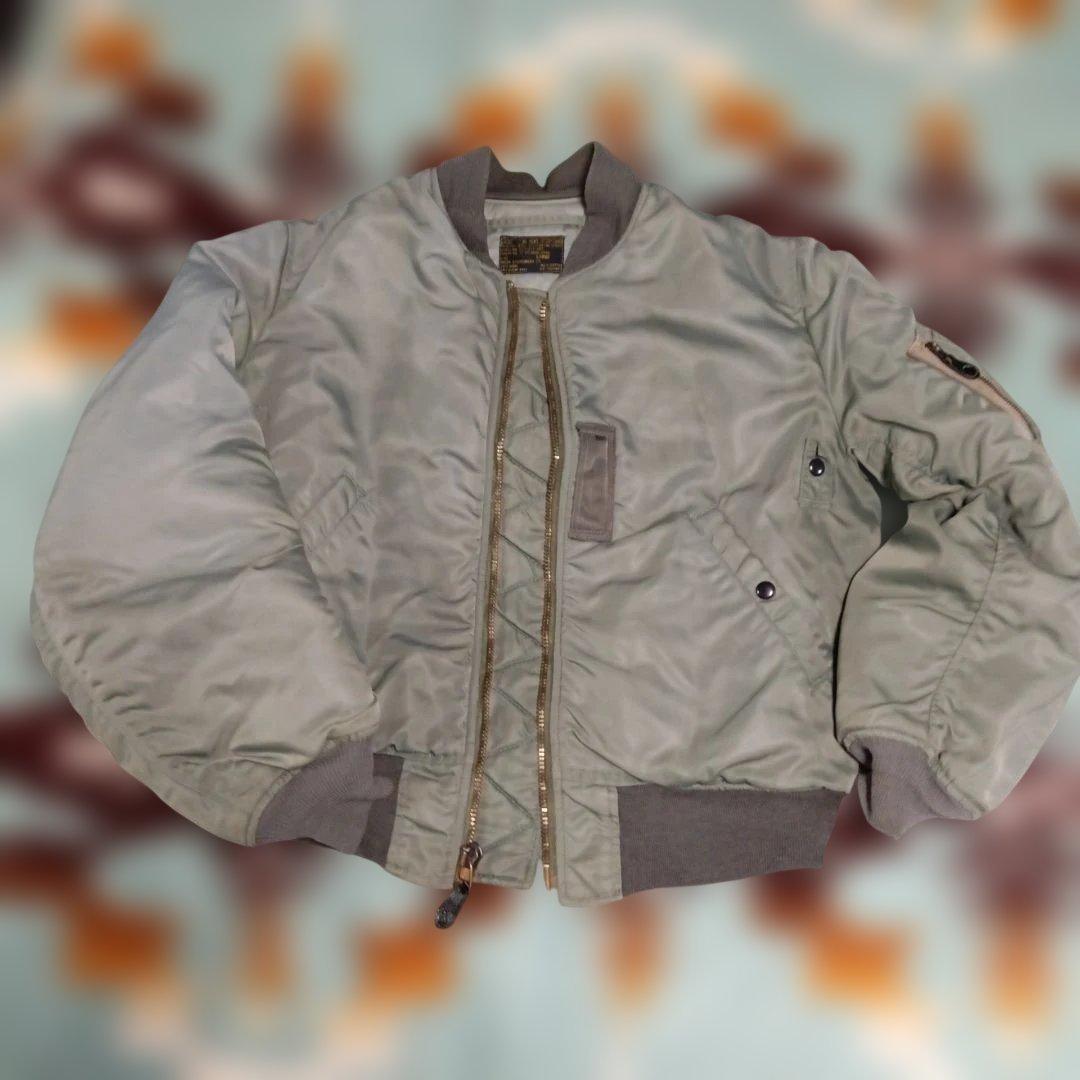 90年代旧リアルマッコイズMA1実名復刻ローレンスポーツウェア