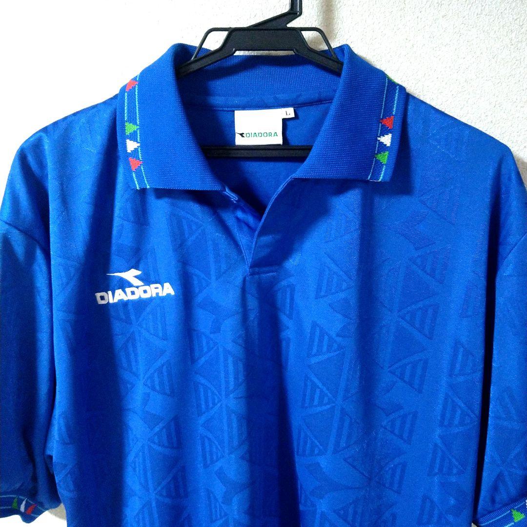 【美品】ディアドラ サッカー イタリア代表 ユニフォーム 10番 バッジョ