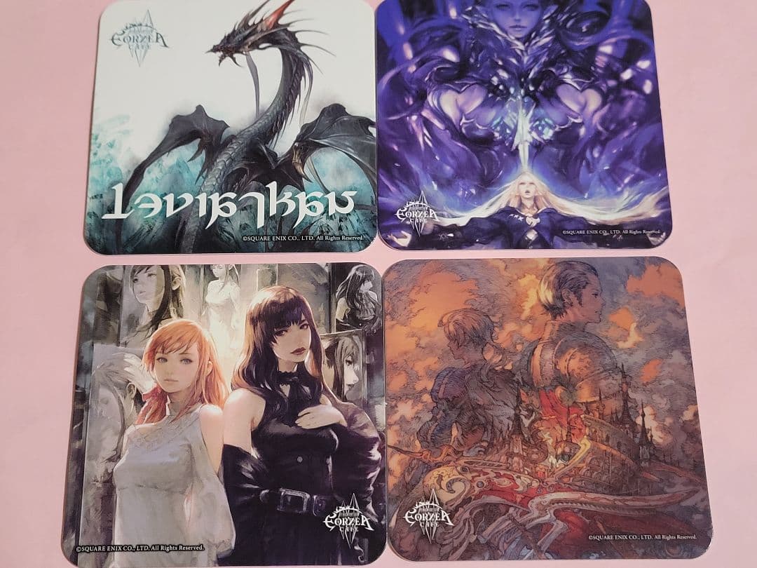 <一部バラok>　エオカフェ　コースター　コンプセット　FFXIV　FF14