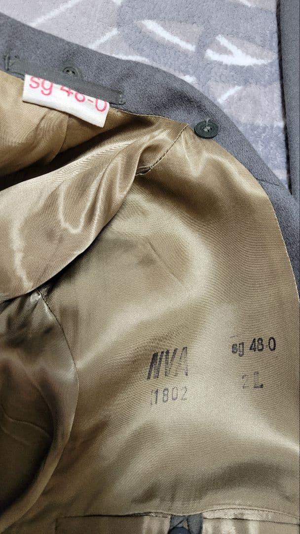 東ドイツ 国家人民軍 地上軍 下級軍曹 制服、制帽、ベルト、ズボン一式セット