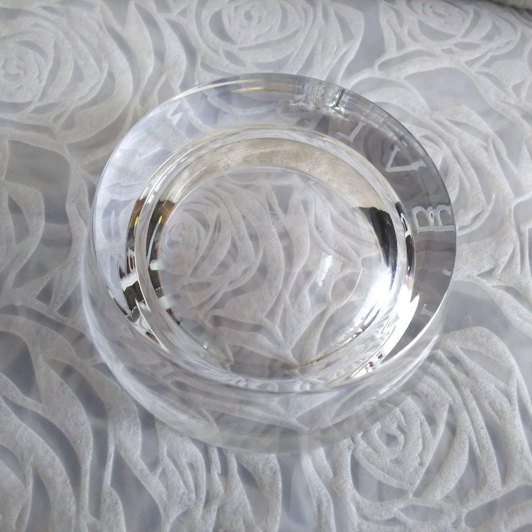 BVLGARI ローゼンタール　クリスタル アッシュトレイ〈欠けあり〉