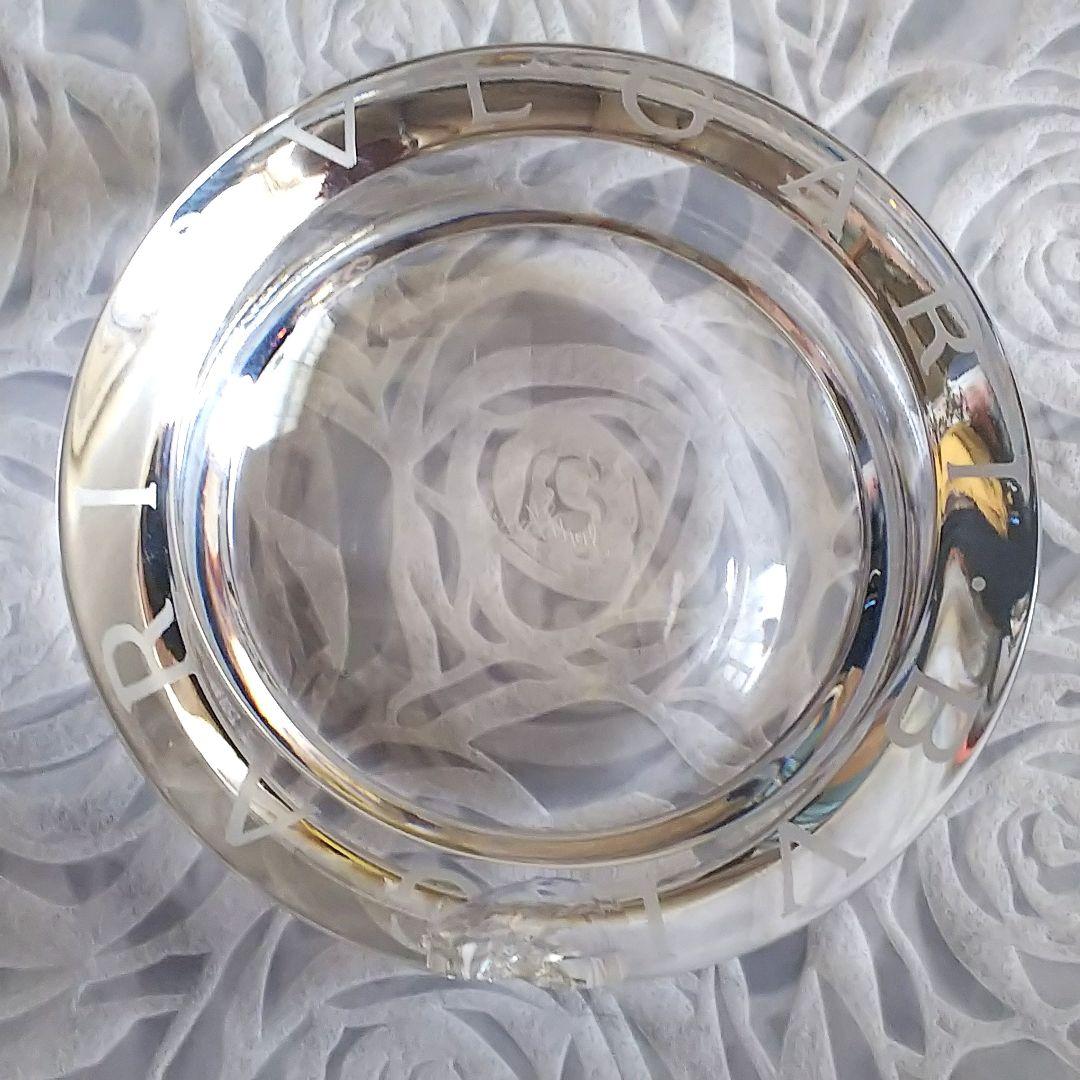 BVLGARI ローゼンタール　クリスタル アッシュトレイ〈欠けあり〉