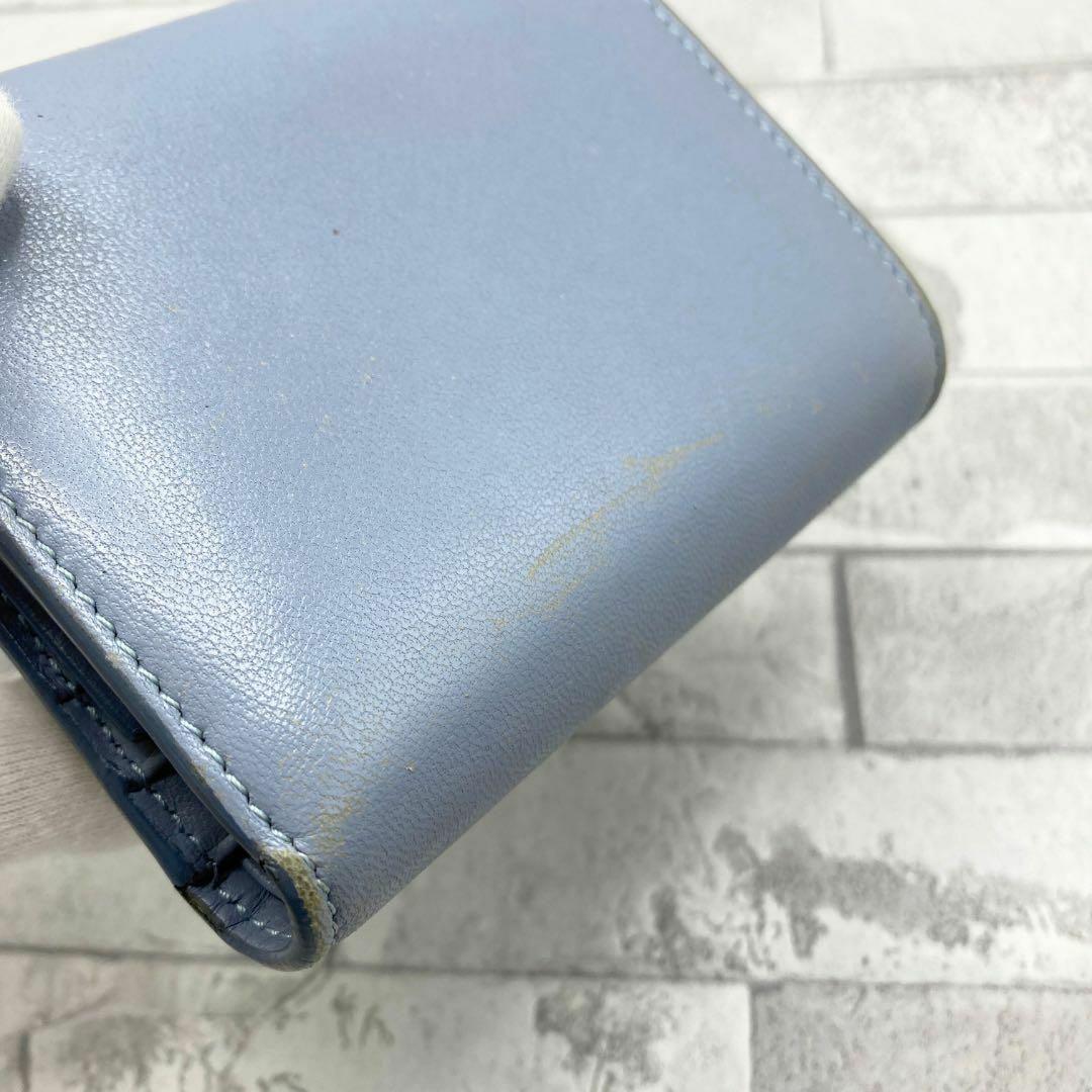 セリーヌ トリオンフ スモールフラップウォレット　シャイニーカーフスキン　財布