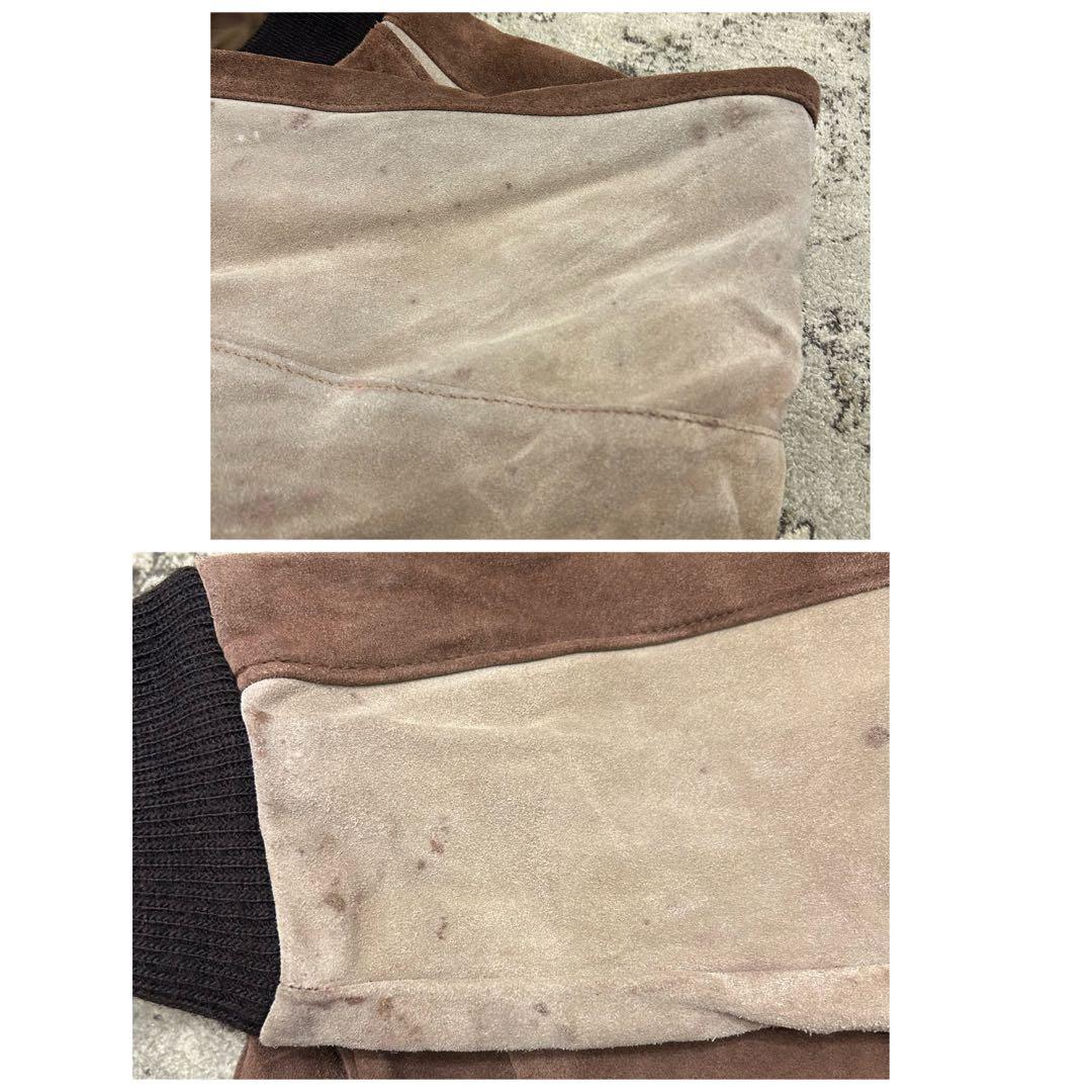 SCHOTT 70s IDEAL ロゴ刺繍 スエード 40 米国製　スタジャン