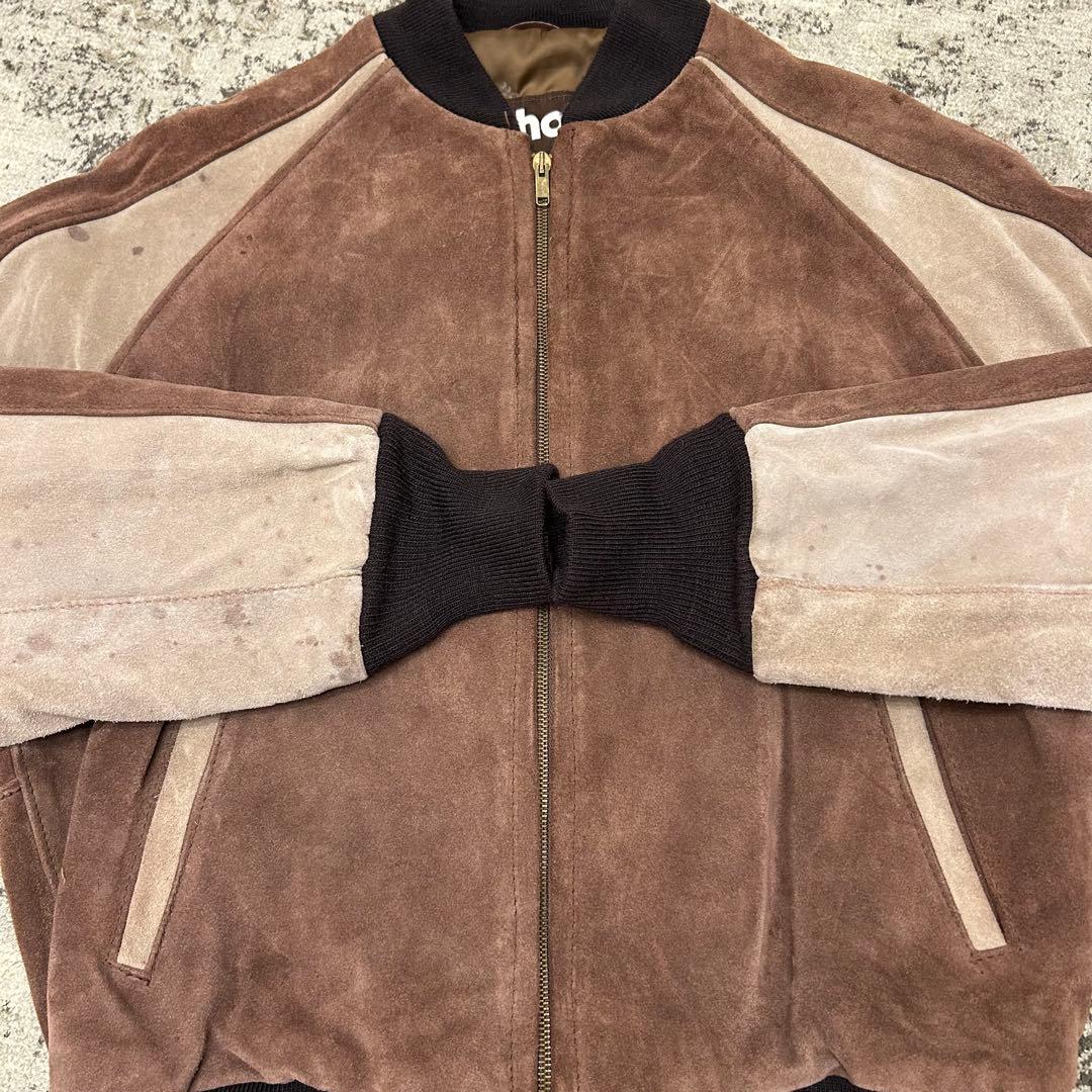 SCHOTT 70s IDEAL ロゴ刺繍 スエード 40 米国製　スタジャン